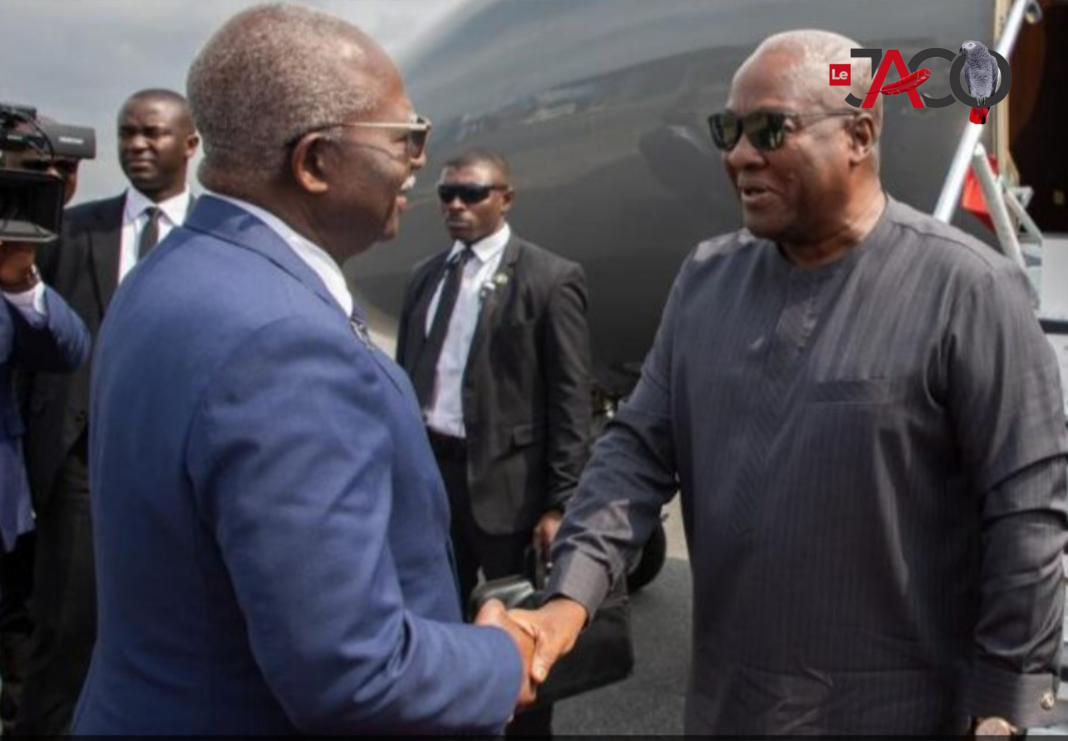 Gabon : John Dramani Mahama en visite officielle pour renforcer les liens avec Libreville