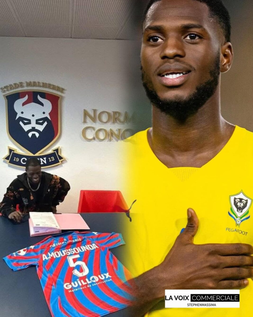 MERCATO – GABON : ALEX MOUCKETOU S’ENGAGE AVEC LE STADE MALHERBE DE CAEN POUR UN CONTRAT DE SIX MOIS