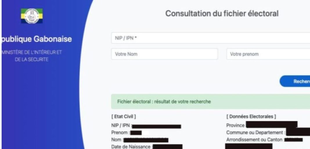 Gabon : Plus besoin de se déplacer pour vérifier son centre de vote