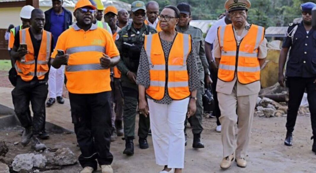 Lastoursville : Paulette Missambo, entre bilan des chantiers et symboles de la transition