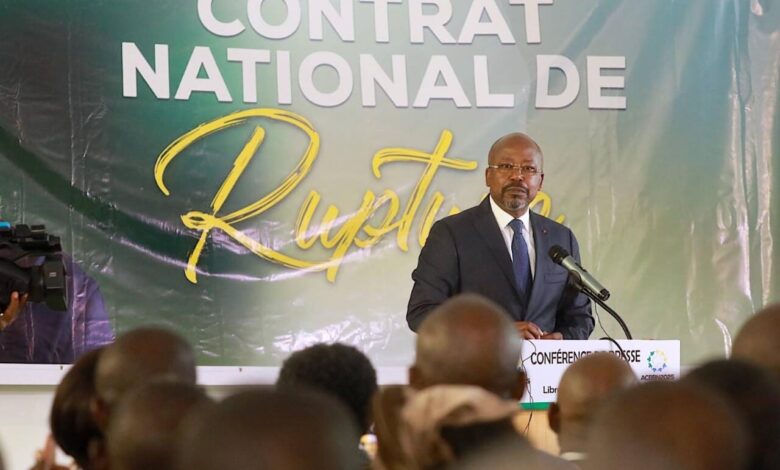 Bilie-By-Nze : « Je m’engage à opérer une rupture totale avec l’ancien régime »