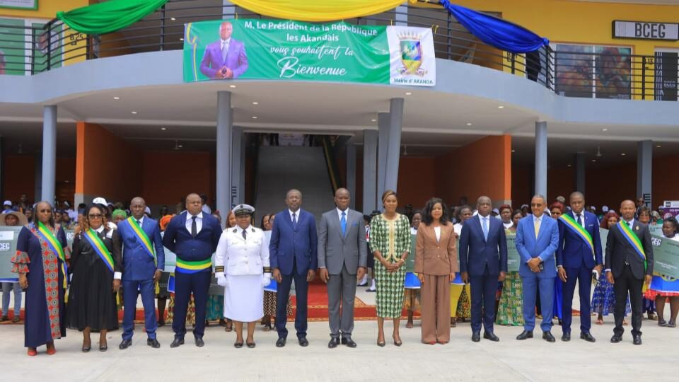 Gabon : Le président Oligui Nguema inaugure le marché moderne d’Akanda