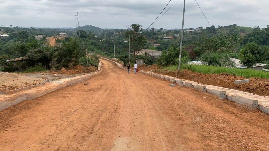 Route de Bambouchine : un chantier stratégique en bonne voie