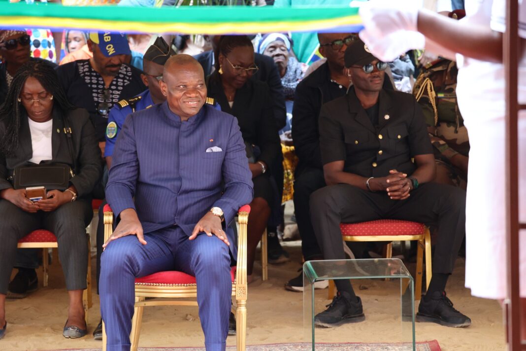 À Tchibanga, le Président Oligui Nguema annonce un budget historique pour la modernisation de l’armée