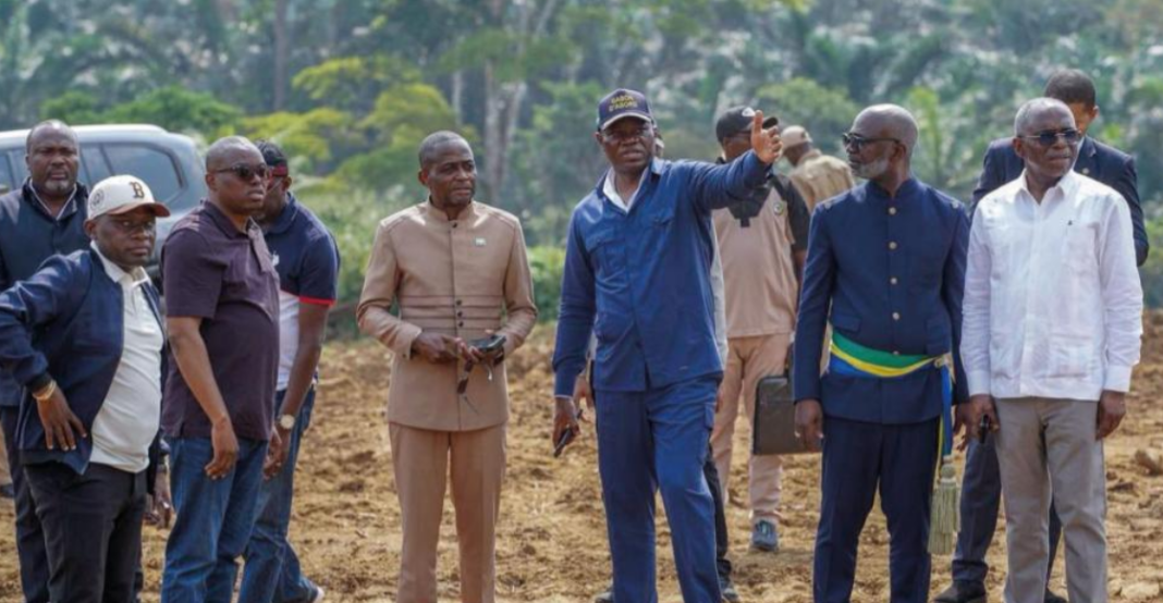 Oyem : Brice Clotaire Oligui Nguema inspecte des projets structurants et réaffirme sa vision du développement local.
